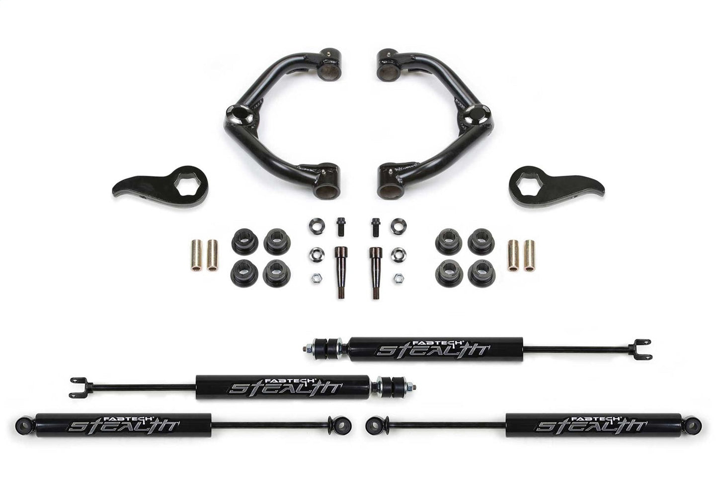 Fabtech K1155M Uniball UCA Lift System w/Shocks