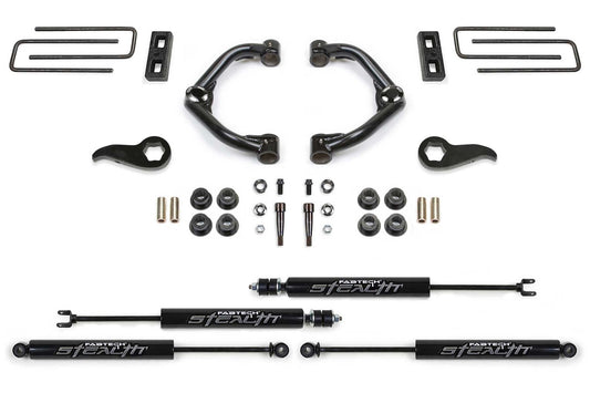 Fabtech K1181M Uniball UCA Lift System w/Shocks