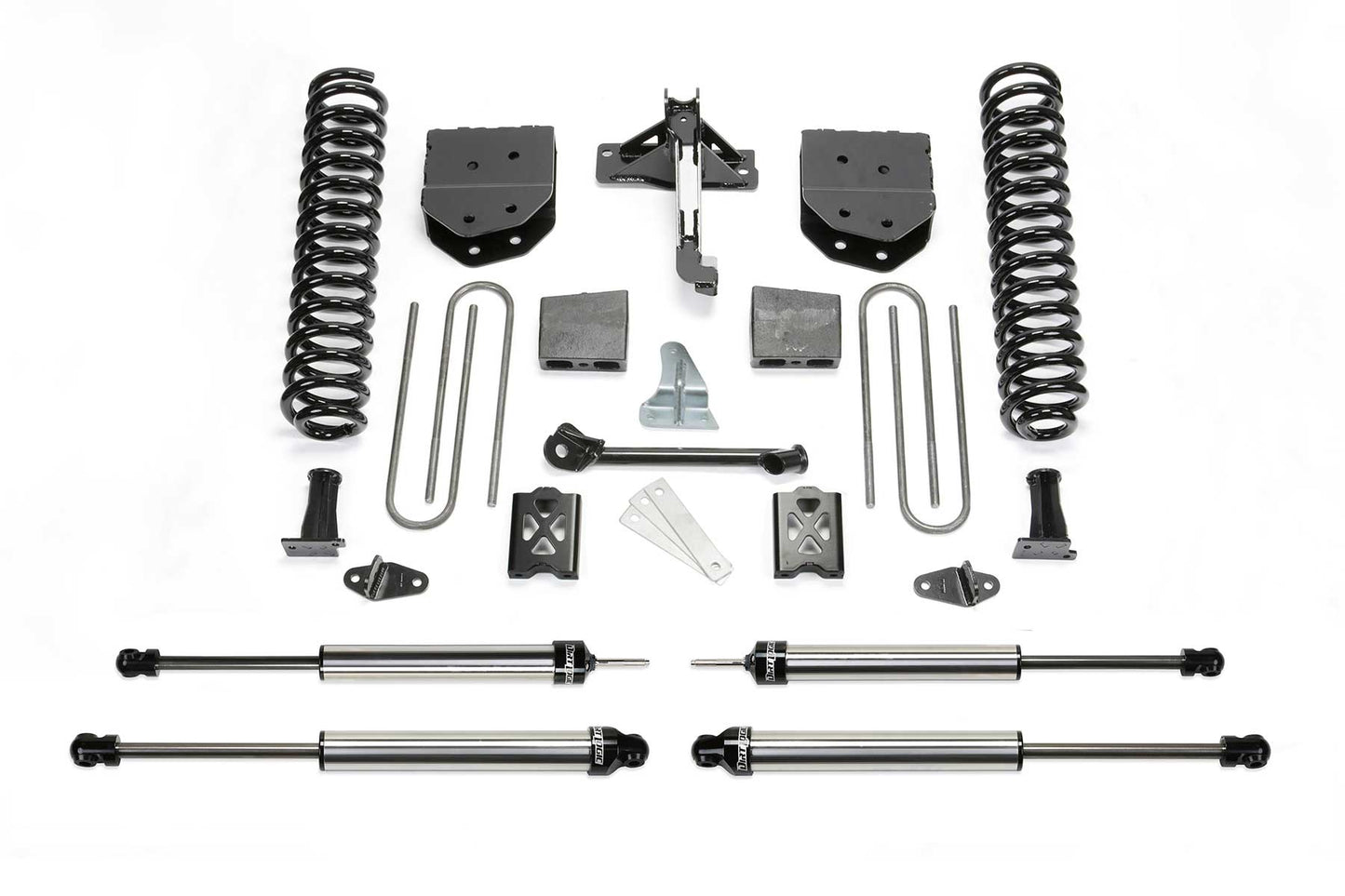 Fabtech 6" BASIC SYS W/DLSS SHKS 05-07 FORD F250 4WD W/O FACTORY OVERLOAD