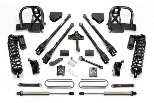 Fabtech 6" 4LINK SYS W/DLSS 4.0 C/O & RR DLSS 08-10 FORD F350 4WD