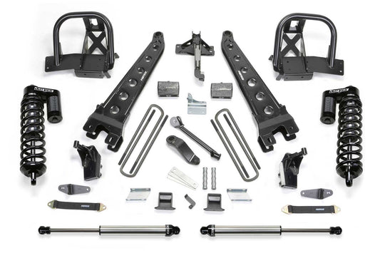 Fabtech 6" RAD ARM SYS W/DLSS 4.0 C/O& RR DLSS 2011-13 FORD F450/550 4WD 10 LUG