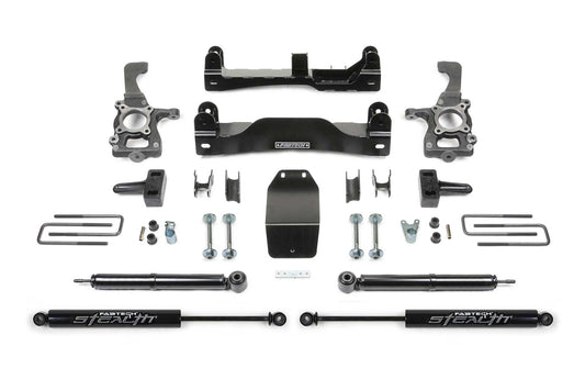 Fabtech 4" BASIC SYS W/ RR STEALTH 2014 FORD F150 4WD