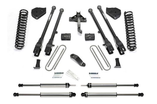 Fabtech 6" 4LINK SYS W/COILS & DL SHKS 2018 FORD F450/F550 4WD DIESEL