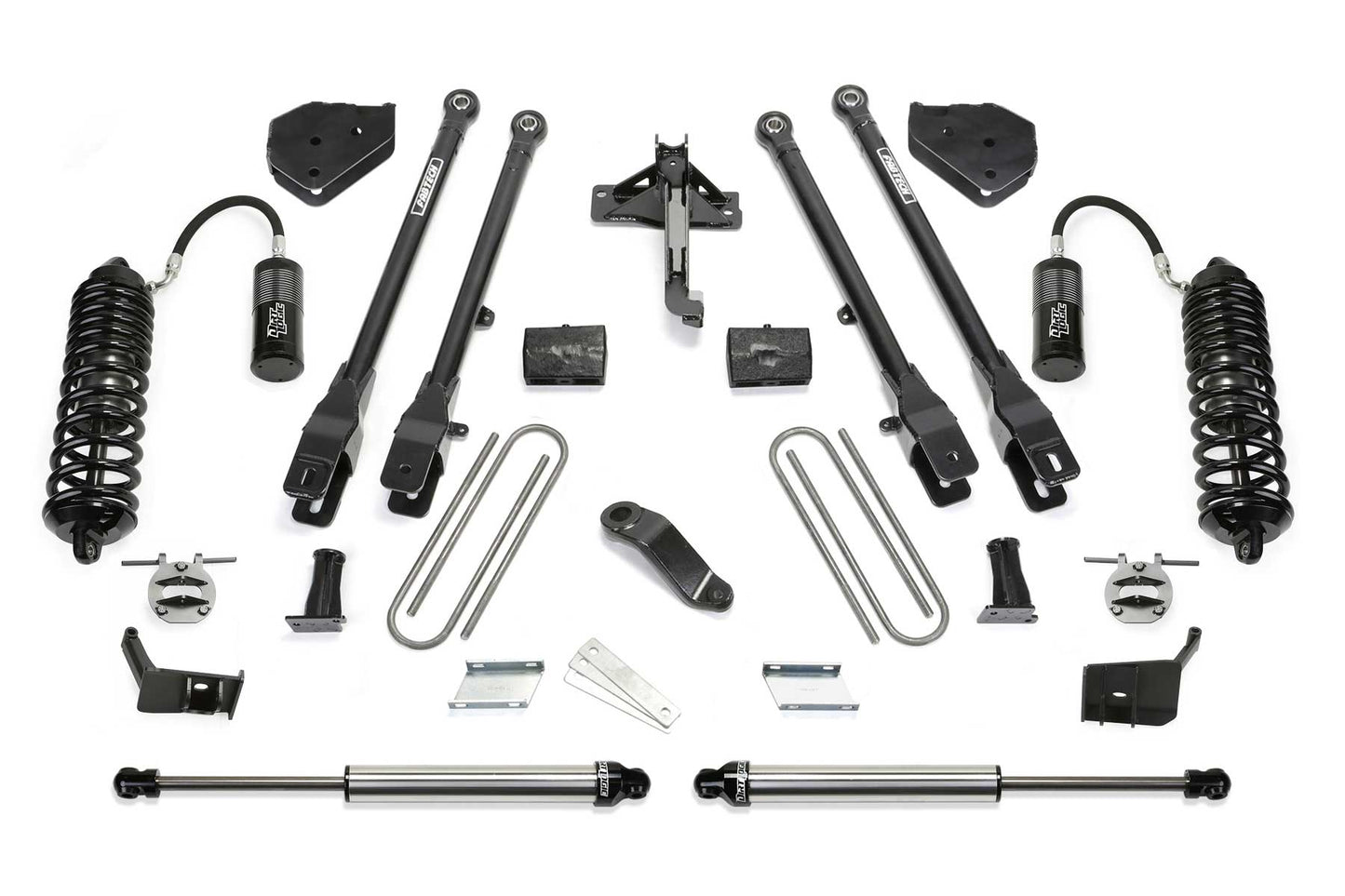 Fabtech 6" 4LINK SYS W/ 4.0 & 2.25 DL 2018 FORD F450/F550 4WD DIESEL