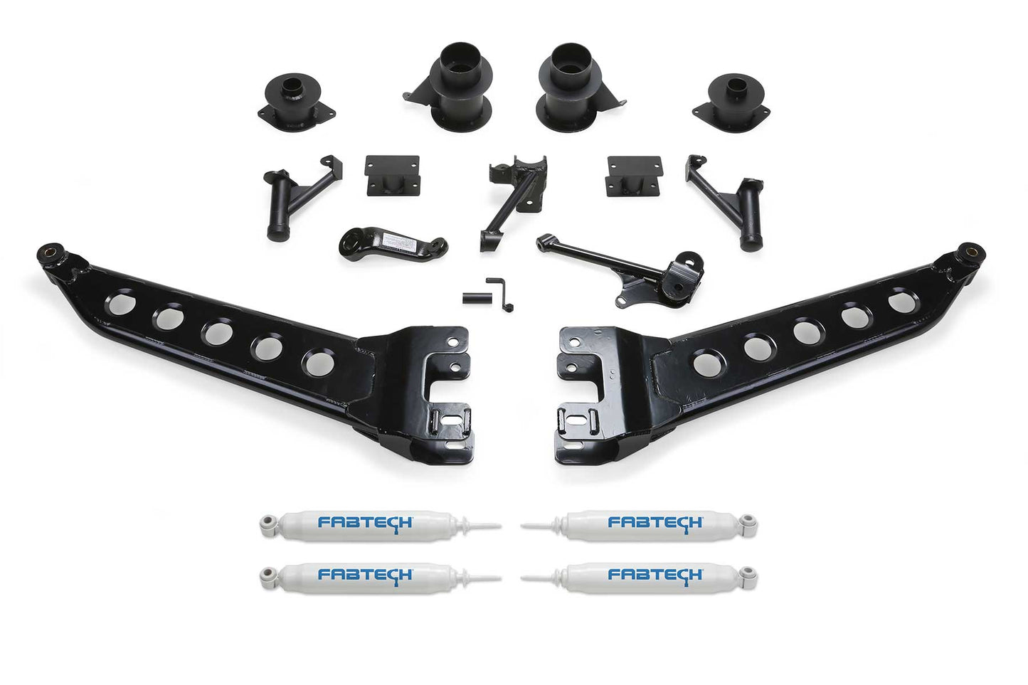 Fabtech 5" RADIUS ARM KIT W/PERF SHKS 2014-18 RAM 2500 4WD