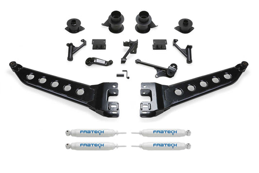 Fabtech 5" RADIUS ARM KIT W/PERF SHKS 2014-18 RAM 2500 4WD