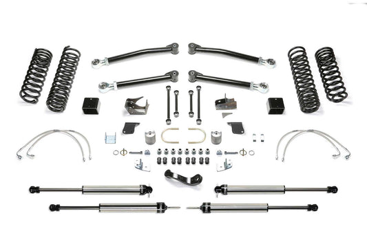 Fabtech 5" TRAIL LT W/ DLSS SHKS 2007-18 JEEP JK 4-DOOR