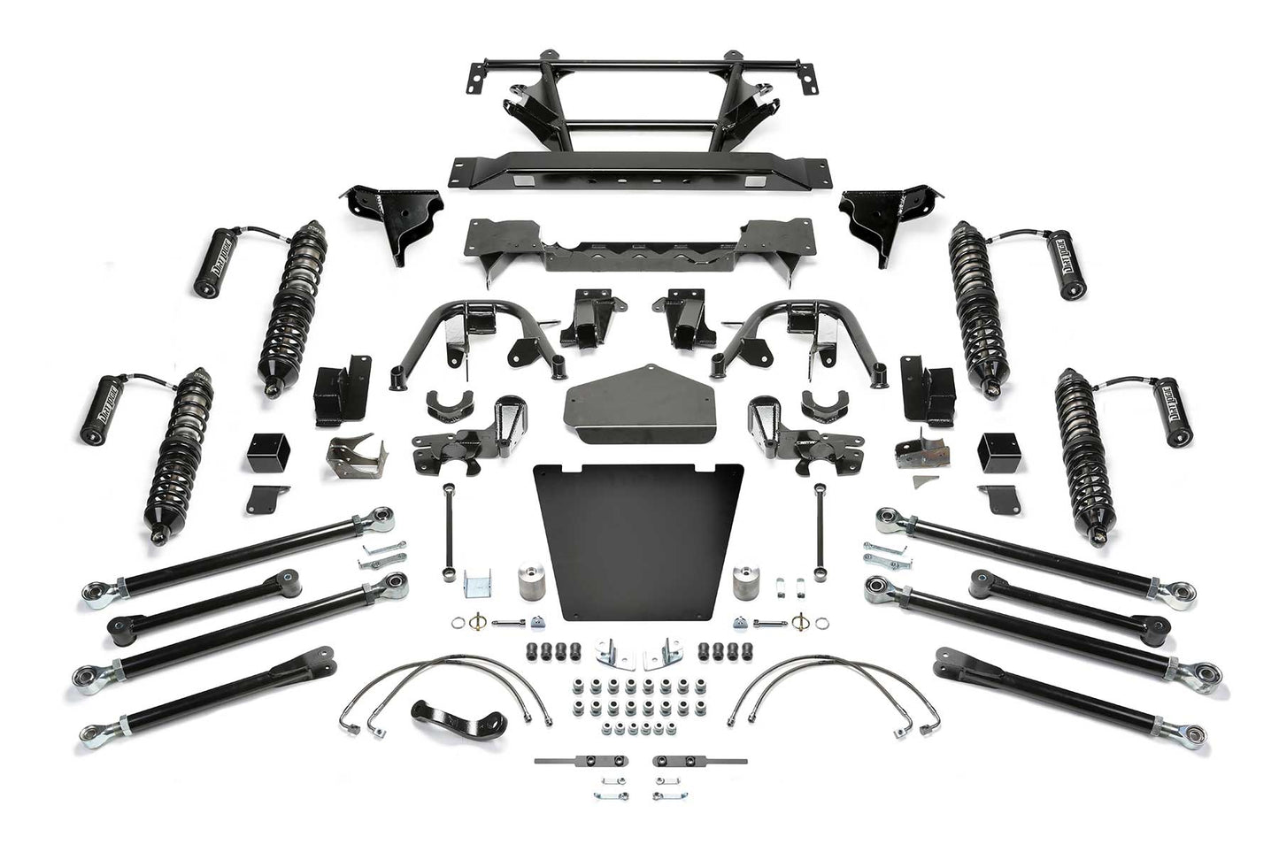Fabtech 5" CRAWLER C/O II W/ DLSS 2.5 C/O RESI FR & RR 2007-18 JEEP JK
