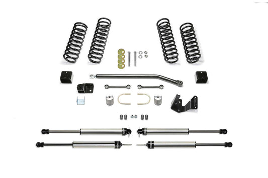Fabtech 3" SPORT II SYSTEM W/DLSS SHKS 2007-18 JEEP JK 4-DOOR