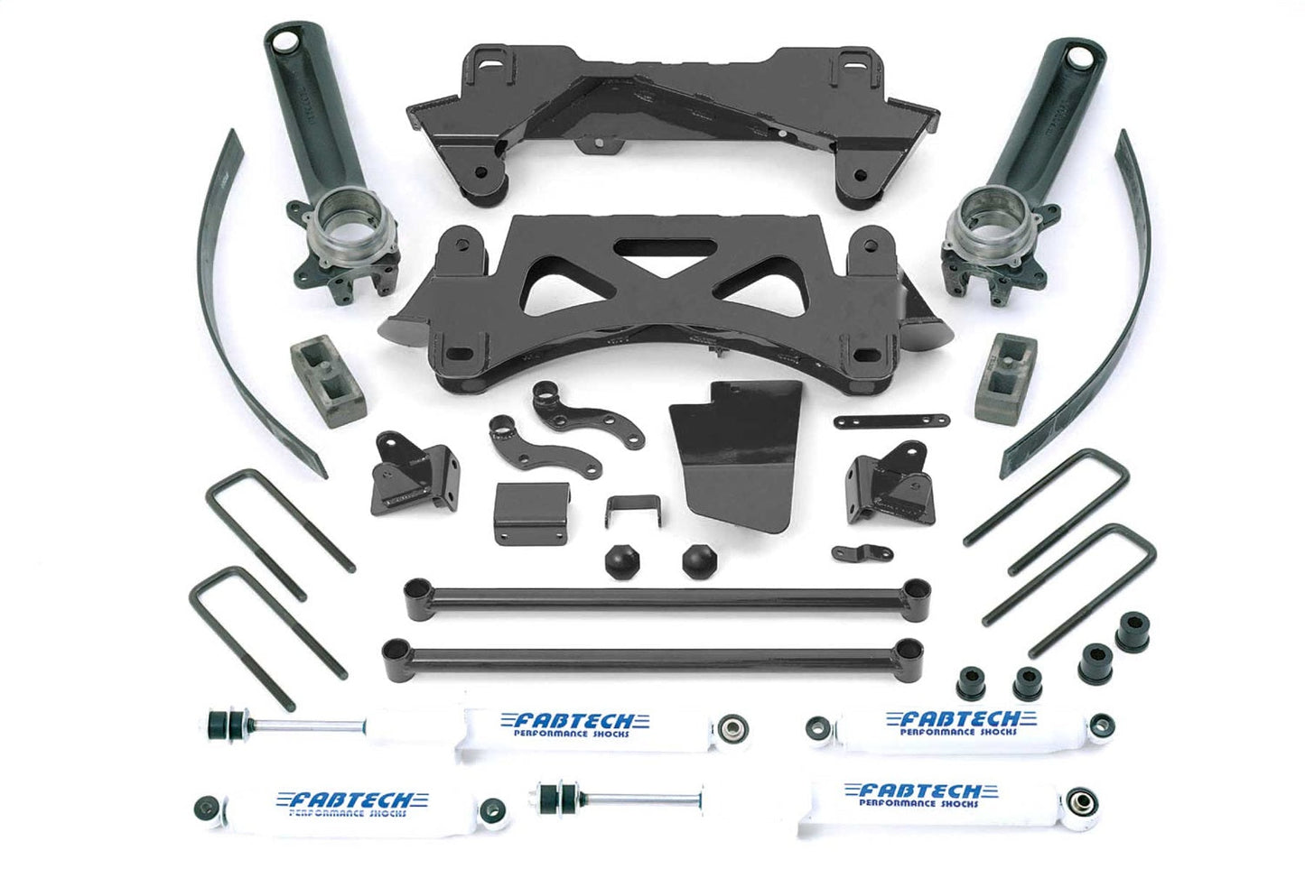 Fabtech K7002 Performance Lift System w/Shocks
