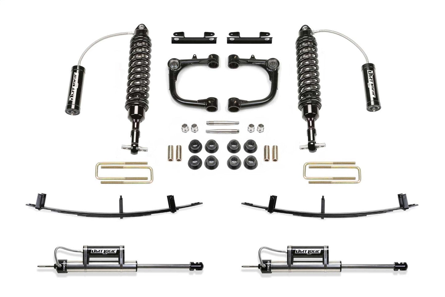Fabtech K7063DL Uniball UCA Lift System w/Shocks