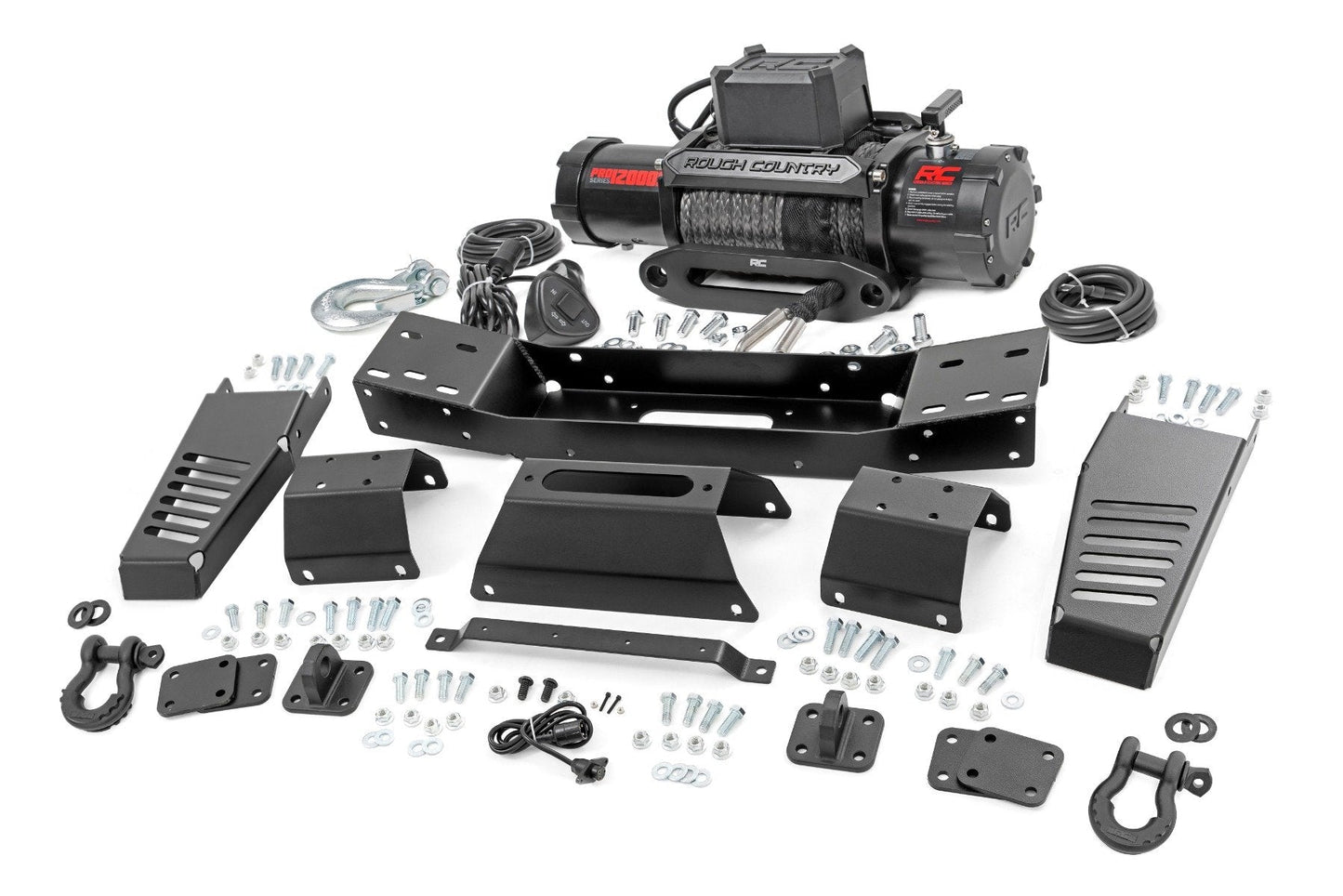 Rough Country 72004 Hidden Winch Mount | 12000S | Toyota Tundra 2WD/4WD (2022-2025)