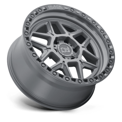 Black Rhino Hard Alloys BR KELSO 18X9 6X114 +12 76 BTL GRY BLK