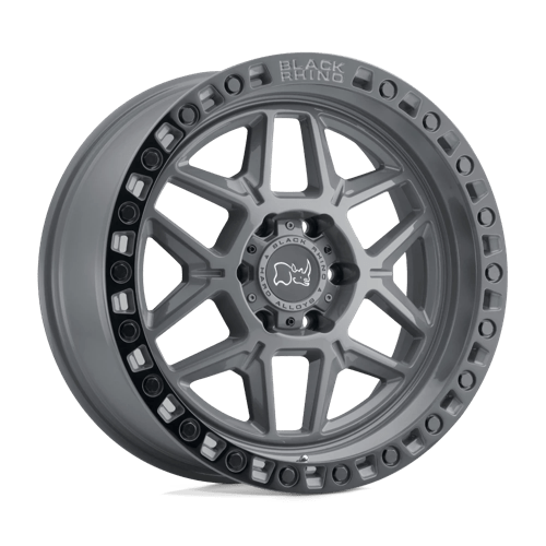 Black Rhino Hard Alloys BR KELSO 18X9 6X114 +12 76 BTL GRY BLK