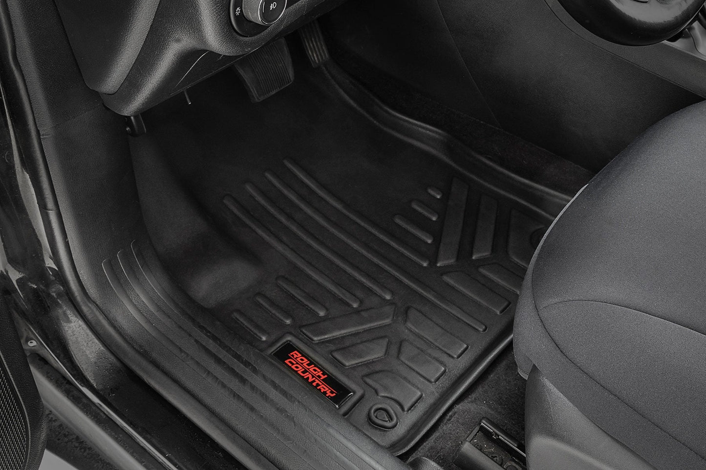Rough Country M-61702 Floor Mats | FR & RR | Jeep Cherokee KL 2WD/4WD (2014-2023)