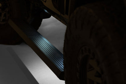 Rough Country PSR610330 Power Running Boards | Dual Electric Motor | 4 Door | Jeep Wrangler Unlimited (07-18)