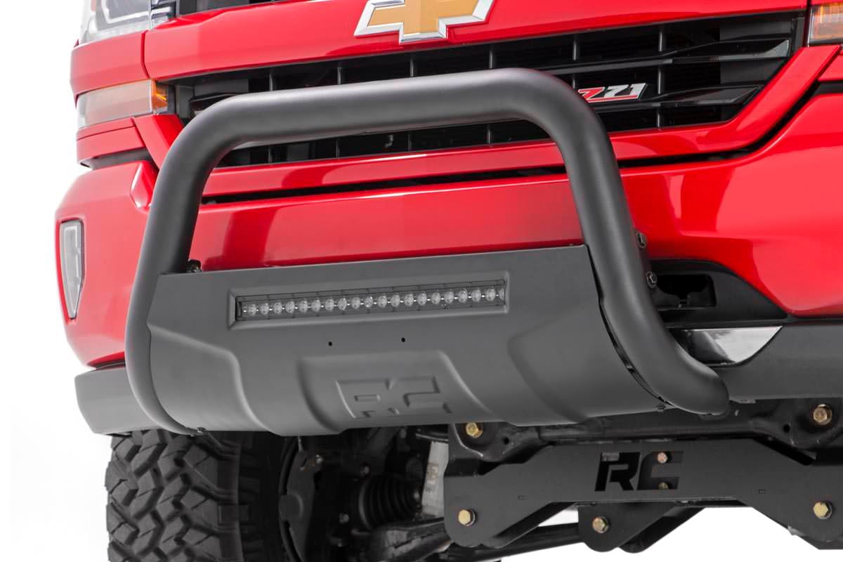 Rough Country B-T4060 Black Led Bull Bar | Toyota Tacoma 2WD/4WD (2016-2023)
