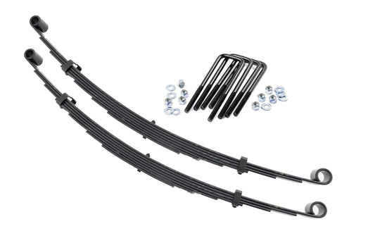 Rough Country 8013Kit Front Leaf Springs | 4" Lift | Pair | Ford F-250 4WD (1977-1979)