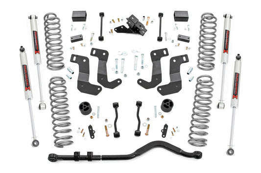 Rough Country 66840 3.5 Inch Lift Kit | C/A Drop | Stage 1 | M1 | Jeep Wrangler Unlimited (18-23)