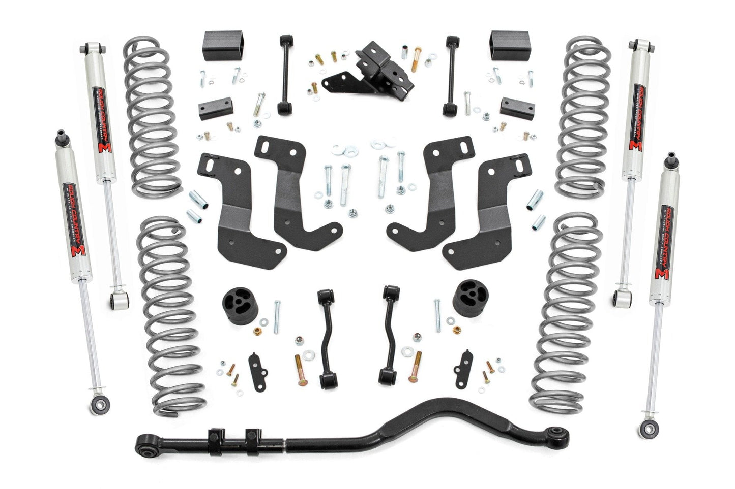 Rough Country 79540 3.5 Inch Lift Kit | C/A Drop | Stage 1 | M1 | Jeep Wrangler Unlimited (24-25)