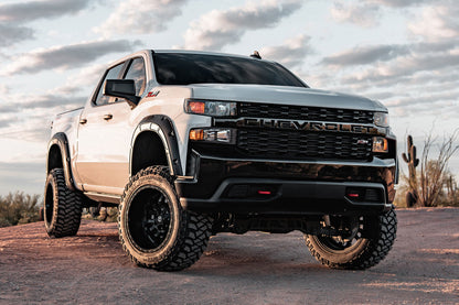 Rough Country A-C12211-GTL Fender Flares | Defender | GTL Desert Sand | Chevy Silverado 1500 2WD/4WD (2019-2026 & Refresh)