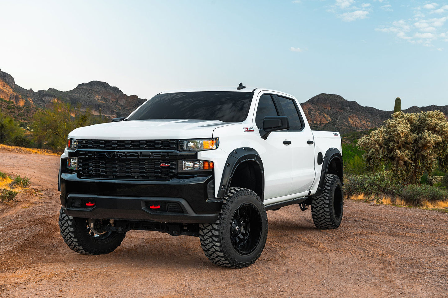 Rough Country A-C12211-GJI Fender Flares | Defender | GJI Shadow Gray | Chevy Silverado 1500 2WD/4WD (2019-2026 & Refresh)