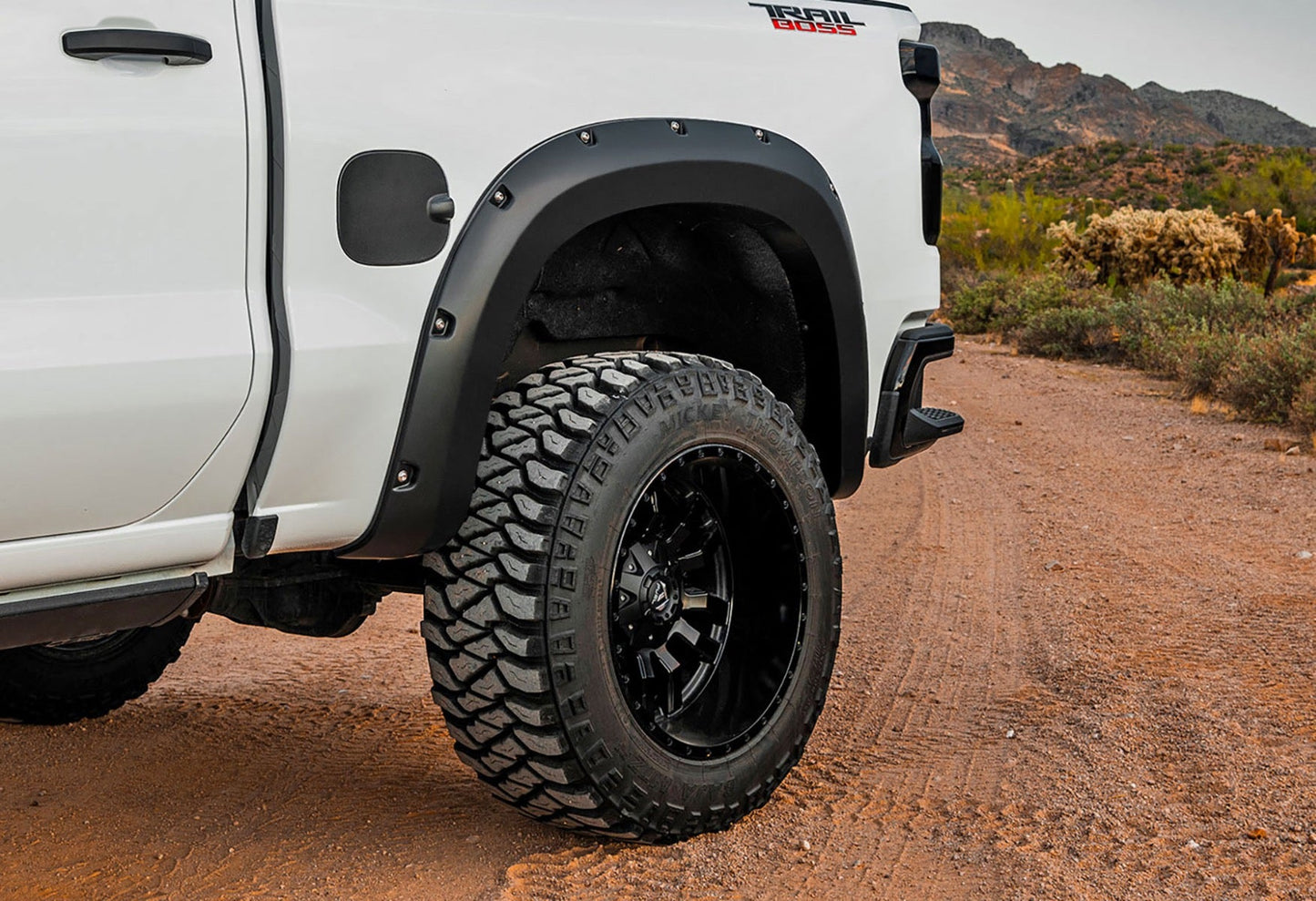Rough Country F-C11911A-G48 Fender Flares | Sport | G48 Redwood | Chevy Silverado 1500 2WD/4WD (19-21)