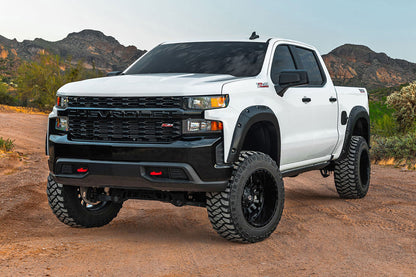 Rough Country F-C11911A-G7J Pocket Fender Flares | G7J Rainforest Green | Chevy Silverado 1500 (19-21)