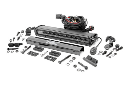 Rough Country 70712BL 12 Inch Black Series LED Light Bar | Single Row
