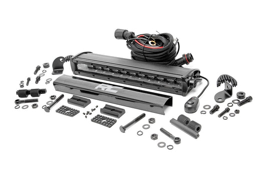 Rough Country 70712BL 12 Inch Black Series LED Light Bar | Single Row
