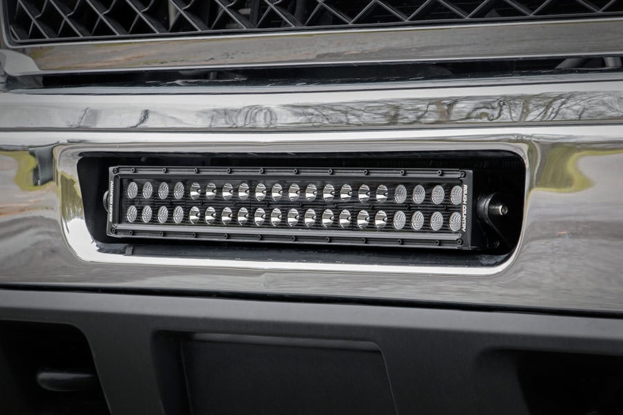 Rough Country 70522 LED Light Mount | Bumper | 20" | Chevy Silverado 2500 HD 4WD (2011-2014)