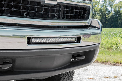 Rough Country 70523 LED Light Mount | Bumper | 20" | Chevy Silverado 1500 (07-13)/Silverado 2500 HD (07-10)