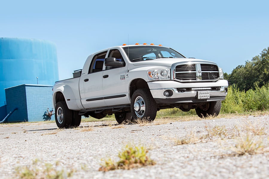 Rough Country 70568BL LED Light Kit | Bumper Mount | 20" Black Single Row | Ram 2500 (03-10)/2500 (11-18)/3500 (11-18)