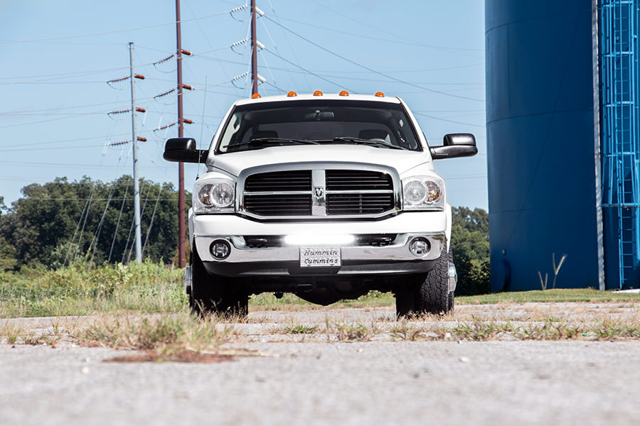 Rough Country 80568 LED Light Kit | Bumper Mount | 20" Spectrum Single Row | Ram 2500/3500 (10-18)