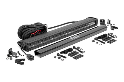 Rough Country 70720BL 20 Inch Black Series LED Light Bar | Single Row
