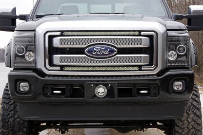 Rough Country 70770 LED Light Kit | Grill Mount | 30" Black Single Row | Ford F-250/F-350 Super Duty (11-16)