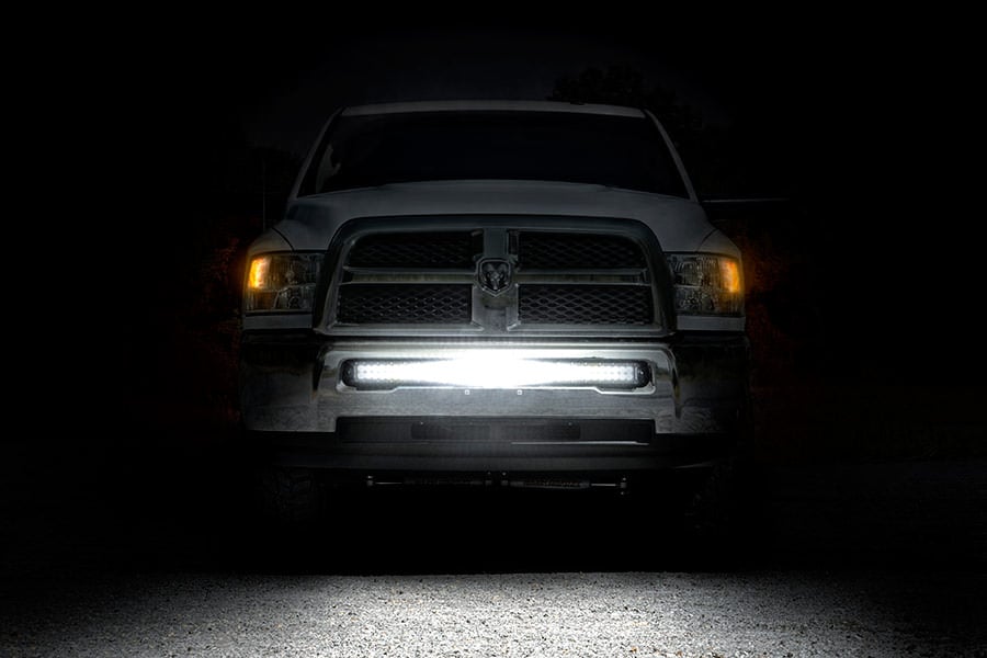 Rough Country 70569 LED Bumper Mount | 40" Curved | Ram 2500/3500 4WD (2011-2018)