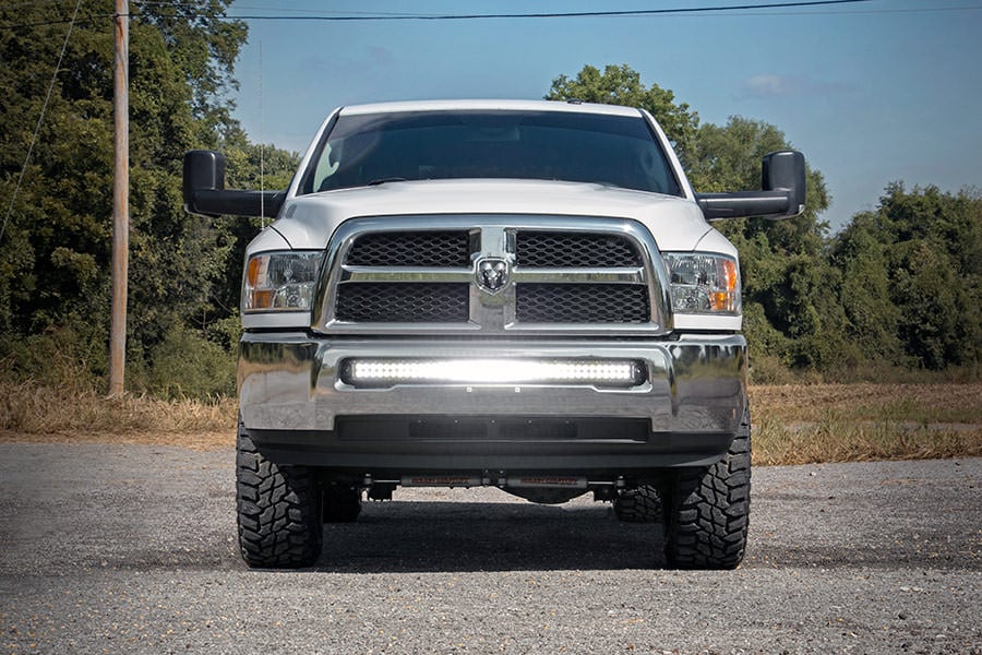 Rough Country 70569 LED Bumper Mount | 40" Curved | Ram 2500/3500 4WD (2011-2018)