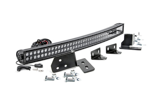 Rough Country 70682 LED Light  | Bumper Mount | 40" Black Dual Row | Ford F-250 Super Duty (11-16)