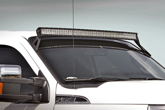 Rough Country 70516 LED Light Mount | Upper Windshield | 54" Curved | Ford F-250/F-350 Super Duty (99-16)