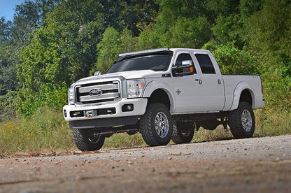 Rough Country 70516 LED Light Mount | Upper Windshield | 54" Curved | Ford F-250/F-350 Super Duty (99-16)