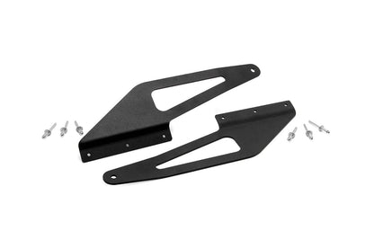 Rough Country 70567 LED Light Mount | Upper Windshield | 50" Curved | Jeep Grand Cherokee ZJ (93-98)
