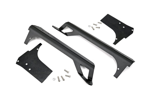 Rough Country 70503 LED Light Mounts | Upper Windshield | 50" | Jeep Wrangler TJ (97-06)/Wrangler Unlimited (04-06)