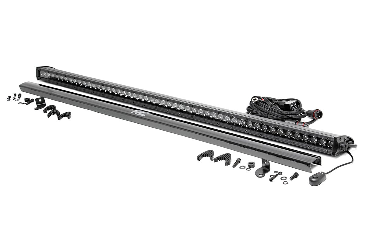 Rough Country 70750BL 50 Inch Black Series LED Light Bar | Single Row