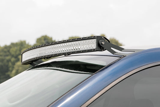 Rough Country 70538A LED Light Mounts | Upper Windshield | 54" Curved | Dodge 2500/Ram 3500 (03-10)