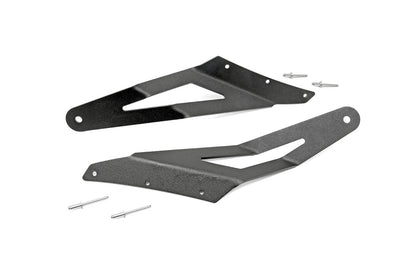 Rough Country 70538A LED Light Mounts | Upper Windshield | 54" Curved | Dodge 2500/Ram 3500 (03-10)