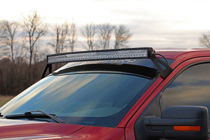 Rough Country 70518 LED Light Mount | Upper Windshield | 54" Curved | Ford F-150 2WD/4WD (04-14)
