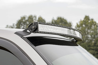 Rough Country 70539 LED Light Mounts | Upper Windshield | 54" Curved | Chevy/GMC 1500 (99-06 & Classic)