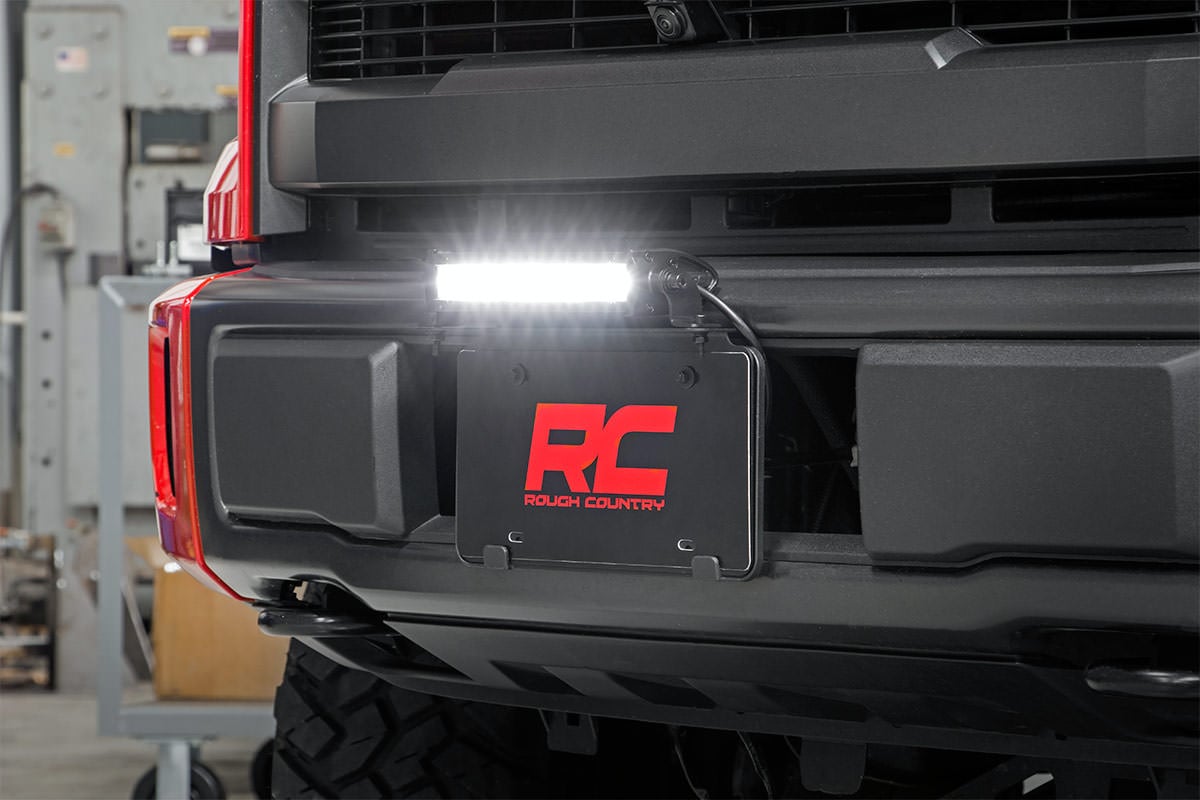 Rough Country 70718BL 8 Inch Black Series LED Light Bar | Single Row