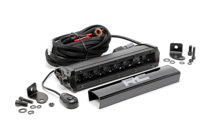 Rough Country 70718BL 8 Inch Black Series LED Light Bar | Single Row